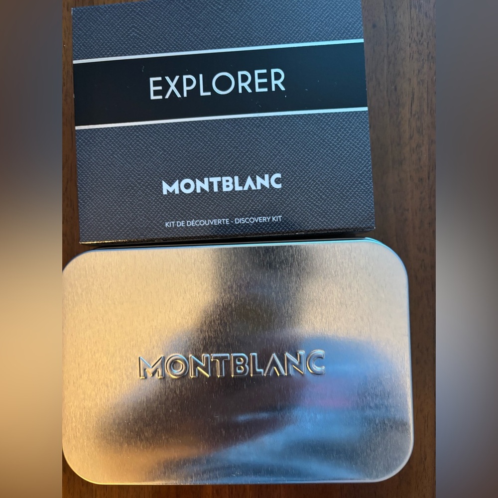 Montblanc Explorer Set with Silver Tin